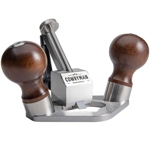Cowryman 040 Router Flugzeug Handheld Nutfräse Werkzeug zum Schneiden von Zapfen, Nuten und Schlitzlöchern mit 8MM Klinge