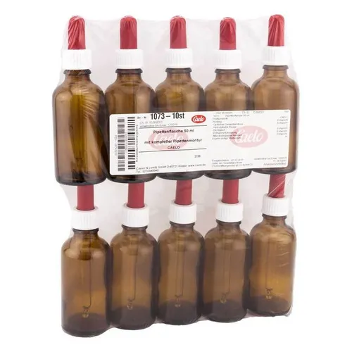 Pipettenflasche 50 ml mit kompl.Pipettenmontur Flaschen Inhalt: 10 St