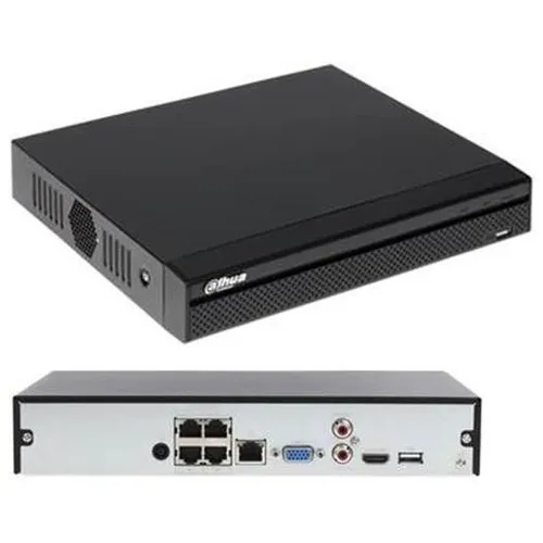 Dahua Lite NVR2104HS-P-S3 Netzwerk Videorecorder 1U Schwarz - Netzwerk Videorecorder (NVR) für zuverlässige Videoüberwachung, unterstützt bis zu 4 Kameras und bietet einfache Installation und Nutzung.