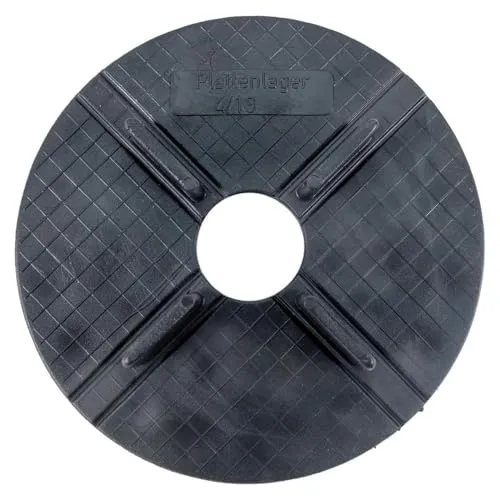 Sanpro Gummi Plattenlager/Terrassenlager mit Fugenkreuz 4/18 mm, Anzahl 50 Stück (Pack à 50 Stück)
