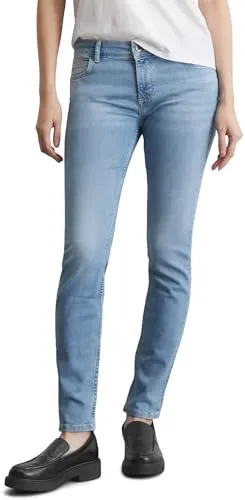 Slim-fit-Jeans MARC O'POLO aus Organic Cotton Stretch - Nachhaltige Jeans in slim fit, gefertigt aus hochwertigem Organic Cotton mit angenehmem Stretch-Anteil. Ideal für lässige Outfits und umweltbewusste Mode-Liebhaberinnen.