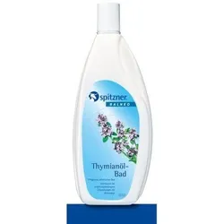 Spitzner Balneo Thymian Ölbad 1000 ML - Arzneimittel für wohltuende Entspannung bei Erkältungen, aus hochwertigen ätherischen Ölen des Thymians, hergestellt in Arzneibuchqualität.