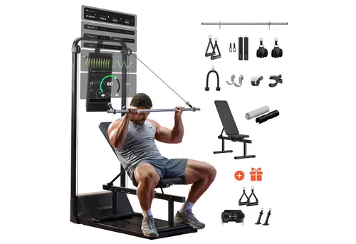 SPEEDIANCE Kraftstation Gym Monster 2 - All-in-One Home Gym für Ganzkörper-Krafttraining, klappbar und mit maximal 100 kg Trainingsgewicht, ideal für effektives Training zu Hause.