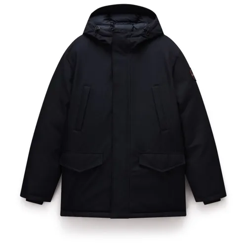 Napapijri A-cornier 1 black beauty (941) L - Wasserdichter Herrenparka - Napapijri Herrenparka mit verstellbarer Kapuze, aus 100% recyceltem Polyester, wasserdicht und winddicht, ideal für kalte, nasse Tage.