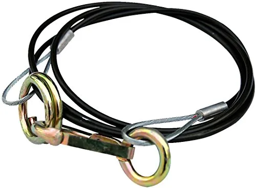 LAS Abreissseil mit Haken und Ringen aus PVC ~1000 mm