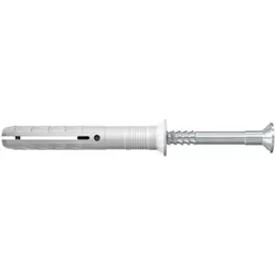 Fischer N 6 x 60/30 S, Nageldübel mit Nagelschraube, 50 St.