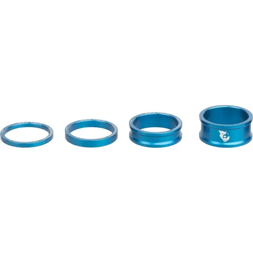 Wolf Tooth Components Precision Headset Steuersatz Spacer Kit 1 1/8" - Kleinteile für präzise Montage, dieses Spacer Kit sorgt für optimale Passform und Stabilität bei deinem Fahrrad.