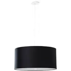 Sollux Lighting Kronleuchter Otto 50 Schwarz - Eleganter Kronleuchter für stilvolle Räume, ideal für Wohnzimmer oder Esszimmer. Mit universeller runder Form und 5 Lichtquellen sorgt er für eine harmonische Beleuchtung.
