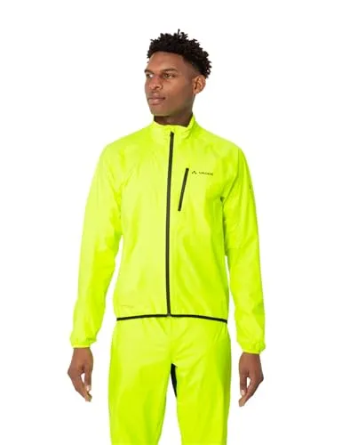 VAUDE Men's Drop Jacket III - Ultraleichte Regenjacke - Wasserdichte und atmungsaktive Velojacke, klein verpackbar und umweltfreundlich hergestellt mit Ceplex active Technologie.