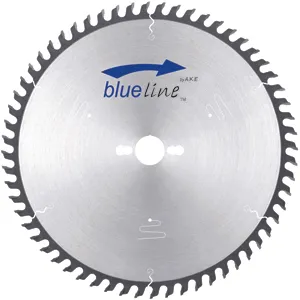 AKE Blueline Holzwerkstoffsägeblatt 250x30 Z=48 - Zubehör für Elektrowerkzeug, ideal für präzise Formatschnitte in beschichtete Spanplatten dank der Hohl-Dach-Flachzahn Technologie.