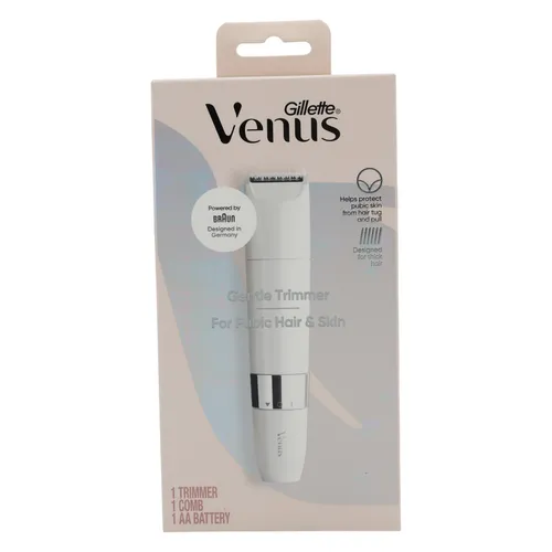 Gillette Satin Care Elektrischer Trimmer - Intimtrimmer für Damen, wasserdicht und ideal für dickes Haar