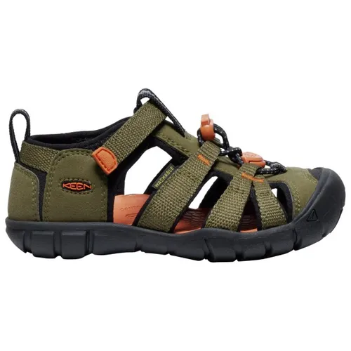 KEEN Unisex-Kinder Seacamp 2 CNX Closed Toe Sandalen - Wasserdichte Wanderschuhe mit rutschfester Sohle und bequemem Bungee-System für sicheren Halt und Komfort beim Spielen im Wasser und an Land.