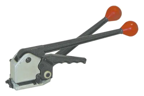 Banholzer & Wenz Stahlband-Umreifungs-Gerät für 13/16/19 mm - Verpackungsgeräte, robust und ideal für effizientes Umreifen von Paketen ohne Hülsen