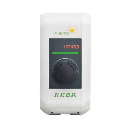 KEBA KeContact P30 PV EDITION 127.734 Wallbox - Wallbox mit bis zu 22 kW Ladeleistung, CO2-neutral und ideal für PV-Überschussladung. Integrierter Energiezähler und App-Anbindung für einfachen Ladestatus.