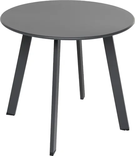 Dehner Kaffeetisch Lian - Moderner Beistelltisch aus pulverbeschichtetem Stahl - Pflanzenschilder, vielseitig einsetzbar als Beistelltisch oder dekorative Ablage. Witterungsbeständig und pflegeleicht, ideal für drinnen und draußen.