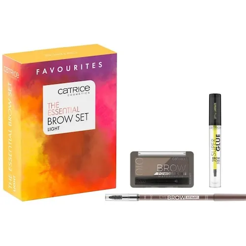 Catrice Augen AugenbrauenThe Essential Brow Set Light Eye Brow Stylist 020 Date With Ash-Ton Waterproof 1,4 g + Brow Powder Set Waterproof 010 Ash Blond 4 g + Super Glue Brow Styling Gel 4 ml 1 Stk. (10,49 € / 1 Stk.)
