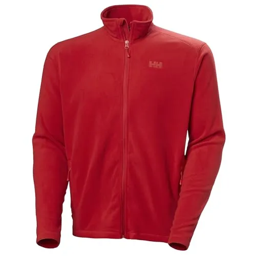 Helly Hansen Daybreaker Fleece Jacket red (163) XL - Herren Fleecejacke aus recyceltem Polartec-Material, bietet optimale Wärmeisolierung und Atmungsaktivität, ideal für Outdoor-Aktivitäten und nachhaltigen Konsum.