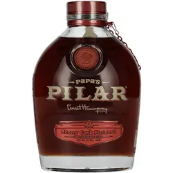 Papa's Pilar Solera SHERRY CASK FINISHED Dark Rum 43% Vol. 0,7l - Luxuriöser Dark Rum mit Sherryfass-Nachreifung, die fruchtige Noten von Karamell und Gewürzen entfaltet. Ideal für puren Genuss oder zu gereiftem Käse und dunkler Schokolade.