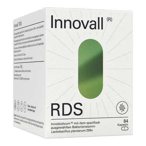 INNOVALL Microbiotic RDS Kapseln – 84 St - Praktische Kapseln für die Unterstützung des Mikrobioms. Enthält eine spezielle Bakterienkultur für das Diätmanagement. Ideal für eine langfristige Einnahme.