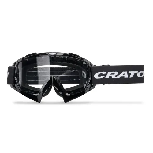 Cratoni Fahrradbrille MX Goggles C-Rage - Sportbrillen für Mountainbiking, mit robustem Goggle-Band und klarem Glas für beste Sicht und Sicherheit auf dem Trail.