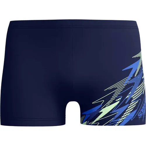 Speedo Medley Logo Aquashort Badehose Gr. 5 Blau - Badehose in Blau, Größe 5, ideal für Schwimmen. Hoher Tragekomfort durch 80% Polyamid und 20% Elasthan. Entdecken Sie weitere Speedo-Angebote bei Bergfreunde.de!