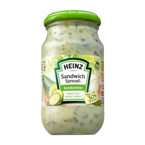 Heinz Sandwich Spread Komkommer 300g - Brotaufstrich mit Gurke und verschiedenem Gemüse