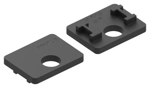 Paar Gummis zu Glasklemme 52x52x32,5 mm AbZ für 8,76 mm Glas VSG 1