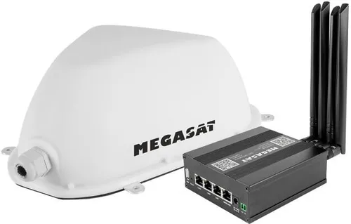 Megasat Camper Connected 5G LTE-WiFi-System - Mobiles Internet für Camper, mit DAB+ und 5G LTE für schnelles Surfen überall.