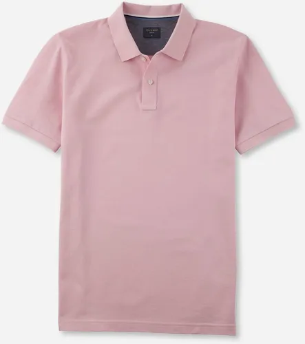 OLYMP Polo Casual in Rosé – Modern Fit - Klassisches Poloshirt aus 100% Baumwolle, ideal für jeden Anlass. Mit feinem Piqué, kurzer Knopfleiste und schmalen Ärmelbündchen ist es eine stilvolle Ergänzung für Ihre Garderobe.