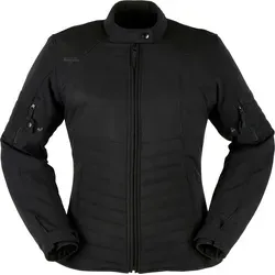 Furygan IceTrack Textiljacke - Wasserdicht für Damen, Schwarz, XL - Motorradjacke mit erstklassigen Wärmeeigenschaften und D3O® Ghost™ Protektoren, ideal für kalte Tage und Outdoor-Aktivitäten. Wasserdicht und atmungsaktiv für optimalen Tragekomfort.