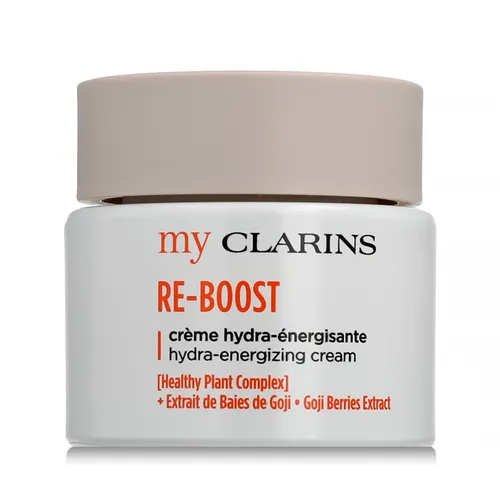 CLARINS myCLARINS Re-Boost Hydra-Energizing Cream 50 ml - Sonstige Gesichtspflegeartikel, täglicher Energieschub mit Bio-Kokoswasser und Alpenrose für strahlende, gut mit Feuchtigkeit versorgte Haut.