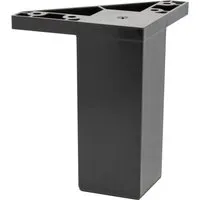 Wagner Möbelfuß 10 cm Schwarz