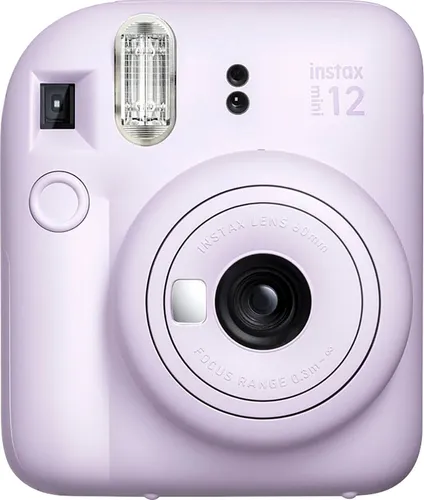 INSTAX Mini 12 Sofortbildkamera Lilac-Purple - Automatische Belichtung und Selfiespiegel, perfekte Erinnerungen im Scheckkartenformat