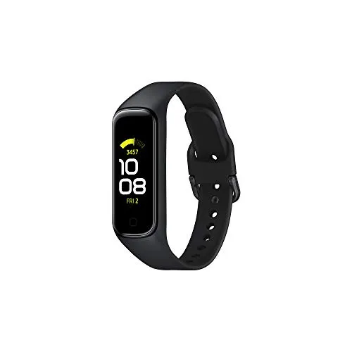 Samsung Galaxy Fit2 , 1,1 Zoll AMOLED Farbdisplay, Fitnessarmband, wasserdichte Fitnessuhr, bis zu 21 Tage Akkulaufzeit, Schlafanalyse, Schwarz (italiana Version)