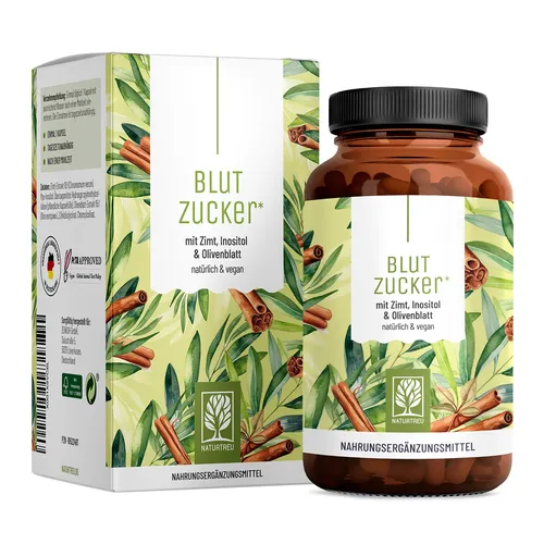 Blutzucker - Komplex mit Zimt, Inositol & Olivenblatt 90 St - Arzneimittel zur Unterstützung des Blutzuckerspiegels, enthält natürliche Zutaten wie Zimt und Inositol für eine optimale Wirkung.
