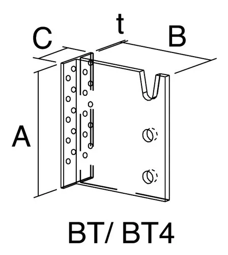 Simpson Strong-Tie Balkenträger BT360-B - BT360-B (VPE: 8 Stück)