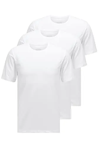 BOSS Herren T-Shirt Rn 3p Co T-Shirt, Weiß, S