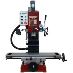Bohr-Fräsmaschine SIEG SX4 mit bürstenlosem Motor - Zubehör für Elektrowerkzeug, leistungsstarker bürstenloser Motor mit dynamischer Steuerung und stufenlos einstellbarer Spindeldrehzahl von 100 bis 1.600 U/min.