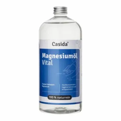 Casida Magnesiumöl Vital Zechstein 1000 ml - Arzneimittel zur Unterstützung der Muskulatur, fördert die Entspannung und Regeneration mit hochwertigem Zechstein-Magnesium.