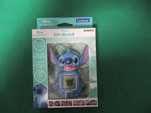 Lexibook Disney Stitch My Best-e Tragbare Spielkonsole - Handkonsole für Kinder mit interaktiven Spielen und 1900 Animationen. Kümmere dich um Stitch und erlebe unendlichen Spaß und Lernen!