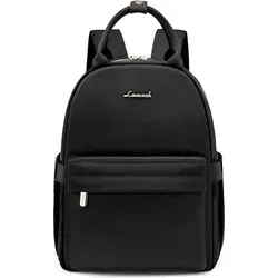 Kleiner Rucksack Damen Wasserdicht 11 Zoll Schwarz - LuxusKollektion Cityrucksack: 2 in 1 wasserdichter Tagesrucksack, perfekt für Stadtabenteuer und stilvolle Aufbewahrung.