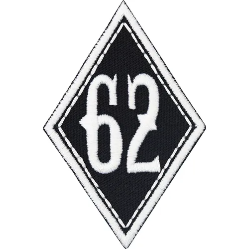 Biker Patches 62 MC Motorradclub Aufnäher Biker Patch zum aufbügeln 75x50mm