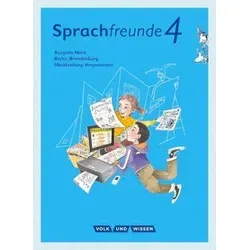 Sprachfreunde - Sprechen - Schreiben - Spielen - Ausgabe Nord - Deutsch Schulbuch für das 4. Schuljahr, fördert Sprachkompetenz durch spielerisches Lernen in Berlin, Brandenburg und Mecklenburg-Vorpommern.