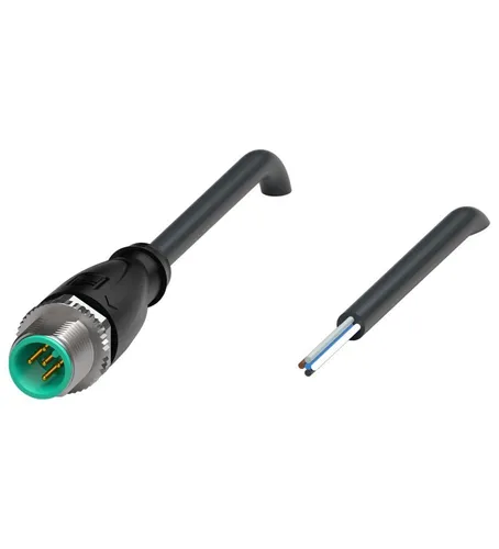Pepperl+Fuchs 240771-100009 Sensor-Aktor-Steckverbinder 25m - Konfektionierter M12 Steckverbinder, 5-polig, mit hochwertigem PUR-Kabel. Ideal für flexible Anwendungen in der Industrie, UL-zugelassen und schleppkettentauglich.