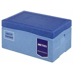 METRO Professional Thermobox GN 1/1, 40 L mit Kühlakku-Deckel - Kühlboxen & Kühltaschen, 40 L Fassungsvermögen und temperaturbeständig von -20°C bis +85°C, ideal für Catering und Veranstaltungen.