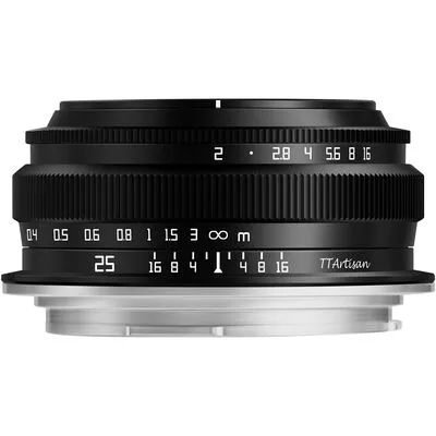 TTArtisan 25mm f/2 für Canon RF-S - Hochwertiges 25mm f/2 Kameraobjektiv für Canon RF-S, ideal für kreative Fotografie mit klaren Bildern und lebendigen Farben.