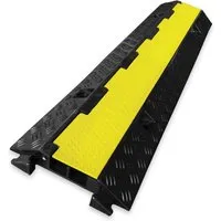 KARAT Kabelbrücke Peak für Sichere Kabelführung Schwarz-Gelb 98 x 24 x 4,4 cm