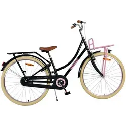 Volare Excellent Kinderfahrrad - 26 Zoll - Schwarz - Sicher und bequem - Kinderfahrrad mit Hand- und Rücktrittbremse, geschlossenen Kettenschutz und höhenverstellbarem Sattel für maximalen Komfort. Ideal für den Schulweg und Freizeitabenteuer!