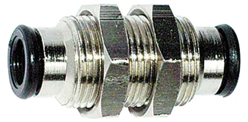 Riegler Schottverschraubung »value line«, M10x1, Schlauch-Ø 4, MS vern.