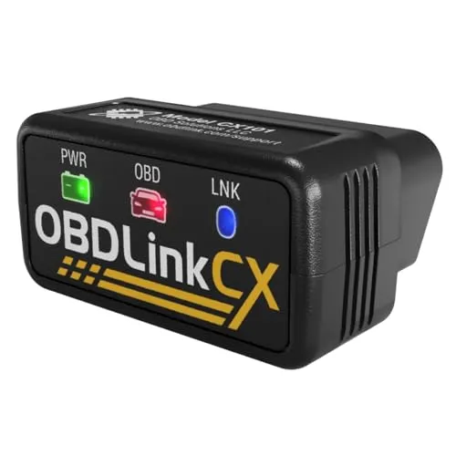 OBDLink Cx - Bluetooth 5.1 OBD2 Adapter für BMW/Mini - OBD-Scanner mit Bluetooth-Konnektivität, ideal für BMW/Mini zur Fahrzeugdiagnose und -codierung, kompakt und benutzerfreundlich.